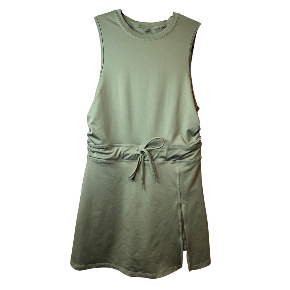 ✨Caracilia Athletic Tennis Skirt Dress Sleeveless Open Back Drawstring Sz L - Picture 5 of 13